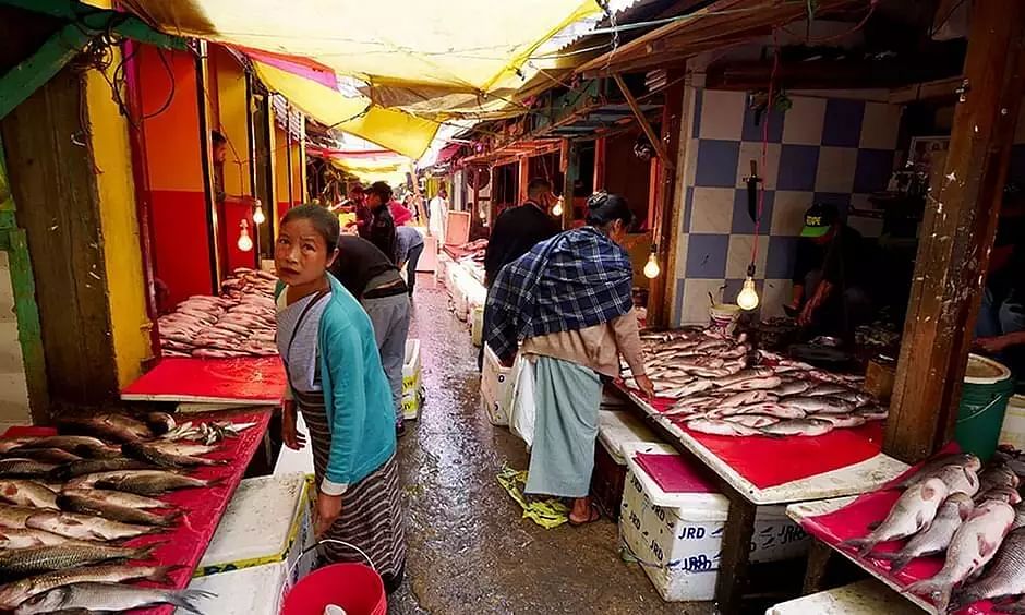 TRILLED SHOPPING AT MEGHALAYA
Gokolgre daily market